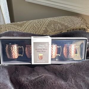 Moscow Mule Shot Mugs - Copper Finish (Set of 4)